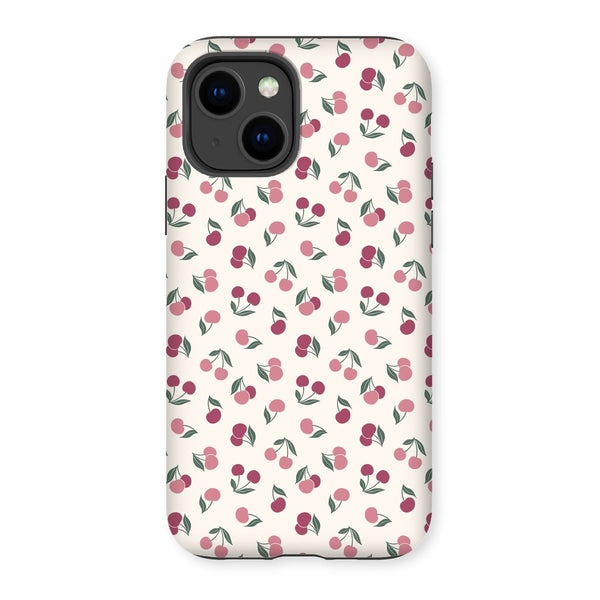 Pink and red cherries Tough Phone Case