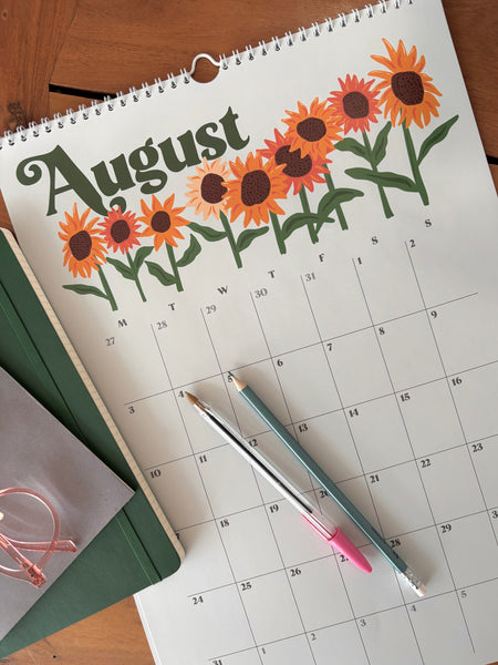 2026 Year in Botanicals A3 Wall Calendar