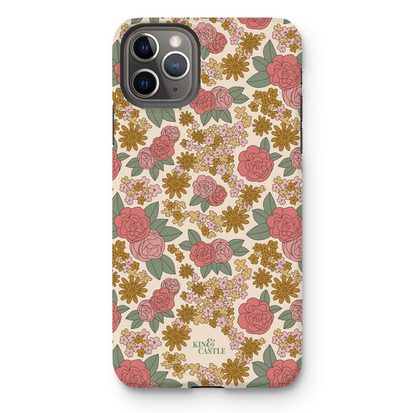 Pink & Rose Garden Tough Phone Case