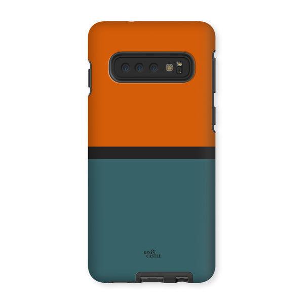 Rust & Teal Duo Tough Phone Case