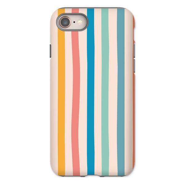 Earth Tones Stripe Tough Phone Case