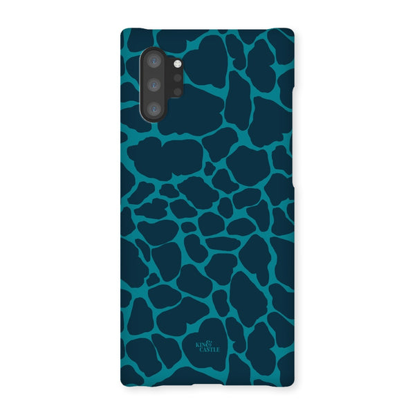 Blue & Teal Giraffe Print Snap Phone Case