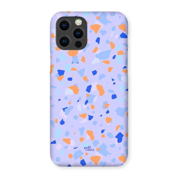 Blue & Orange Terrazzo Snap Phone Case