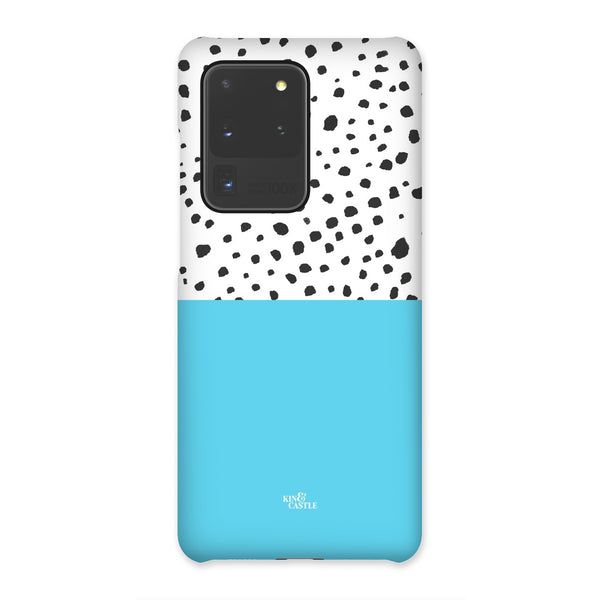 Blue & Graphite Animal Spots Snap Phone Case