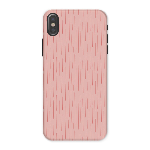 Rose Pink Dash Tough Phone Case