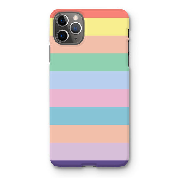 Pastel Stripe Snap Phone Case