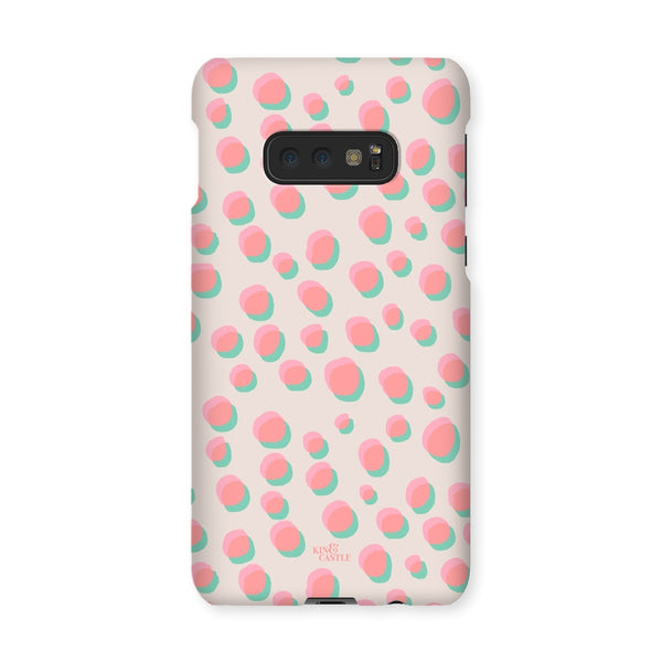 Coral & Mint Pastel Dots Snap Phone Case