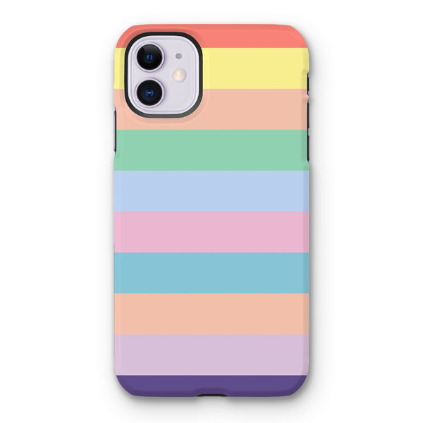 Pastel Stripe Tough Phone Case