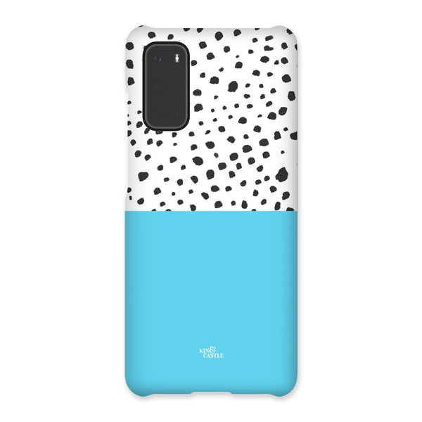 Blue & Graphite Animal Spots Snap Phone Case