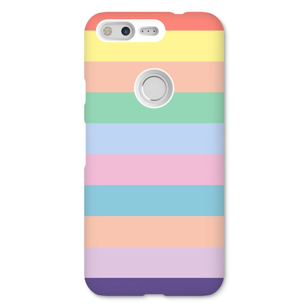 Pastel Stripe Snap Phone Case