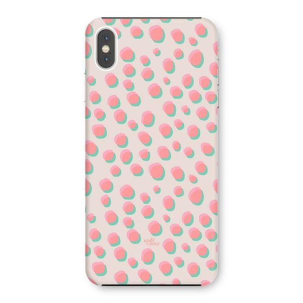 Coral & Mint Pastel Dots Snap Phone Case