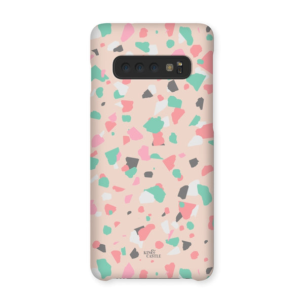 Coral, Pink & Mint Terrazzo Snap Phone Case