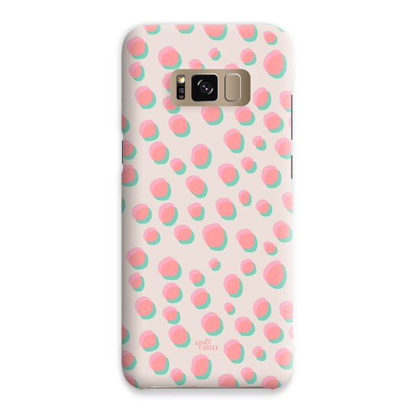 Coral & Mint Pastel Dots Snap Phone Case