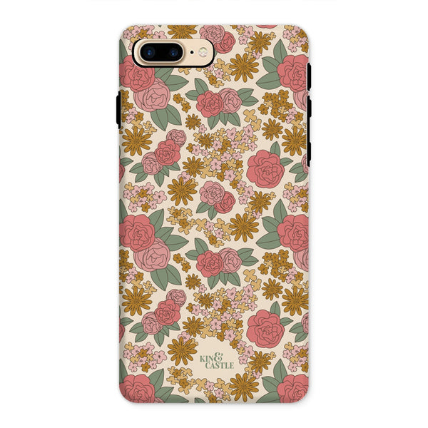 Pink & Rose Garden Tough Phone Case