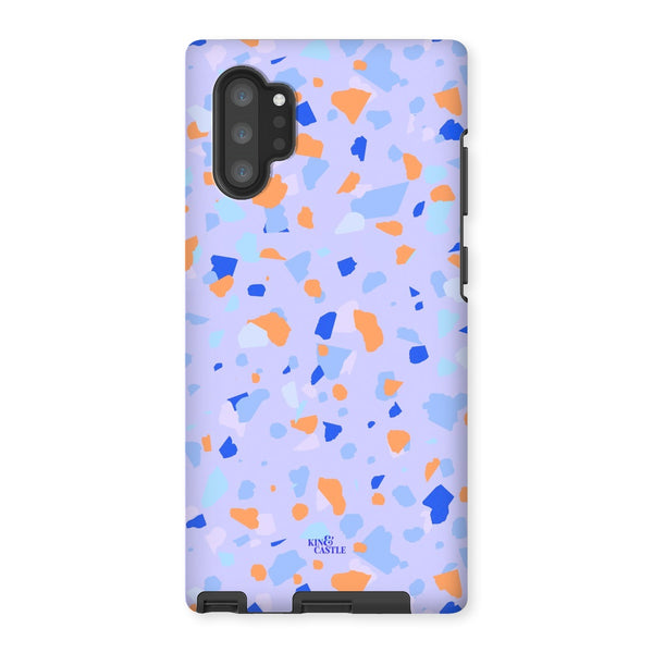 Blue & Orange Terrazzo Tough Phone Case