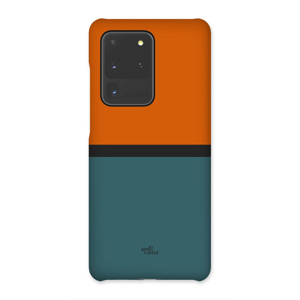 Rust & Teal Duo Snap Phone Case