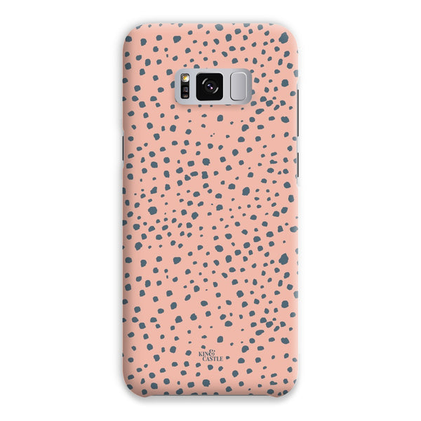 Pink & Grey Animal Spots Snap Phone Case
