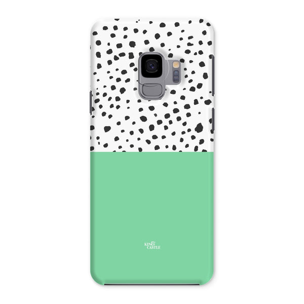 Mint & Graphite Animal Spots Snap Phone Case