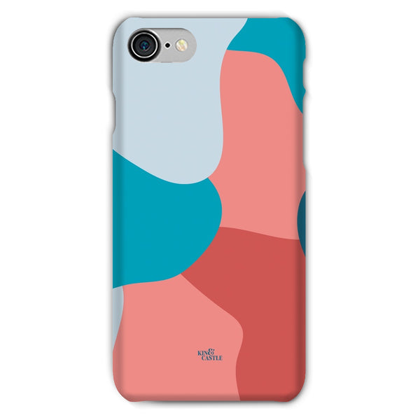 Blue, Red & Pink Abstract Snap Phone Case