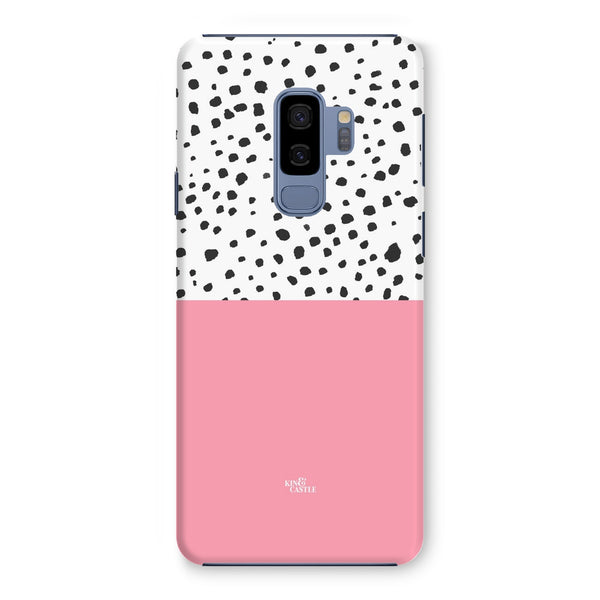 Pink & Graphite Animal Spots Snap Phone Case
