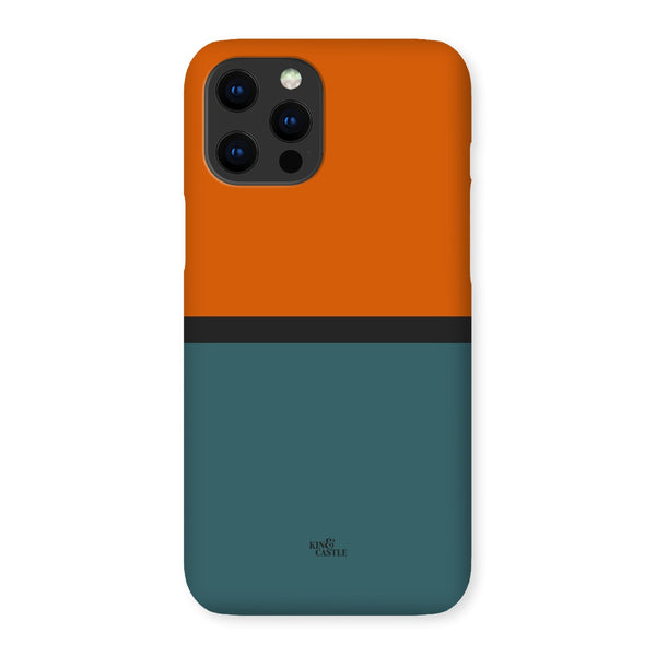Rust & Teal Duo Snap Phone Case