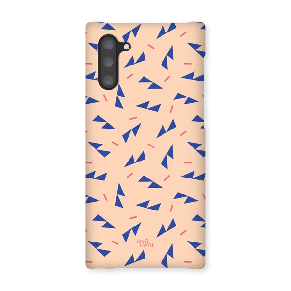 Blue Ditzy Triangles Snap Phone Case