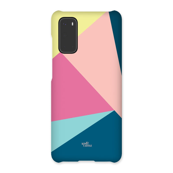 Pastel Triangles Snap Phone Case