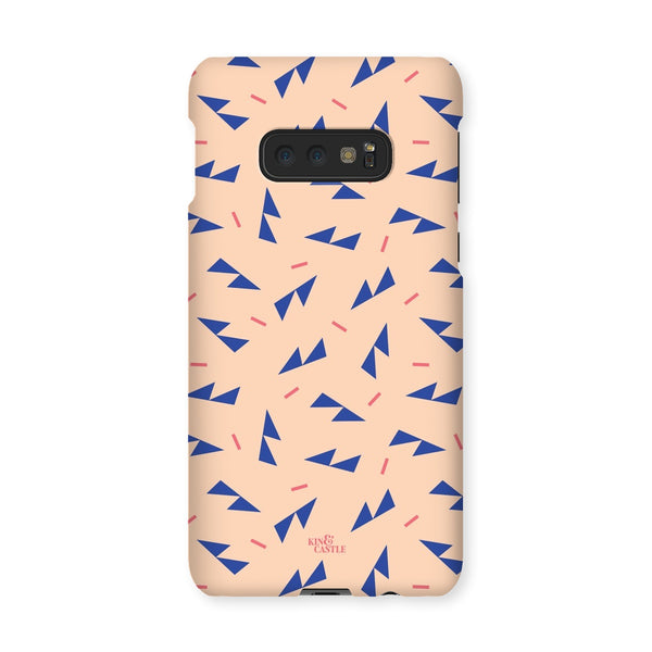 Blue Ditzy Triangles Snap Phone Case
