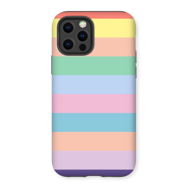 Pastel Stripe Tough Phone Case