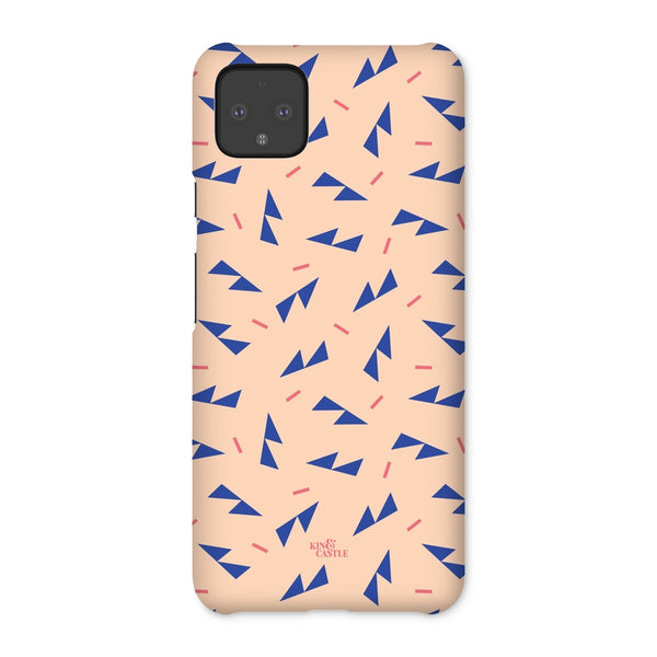 Blue Ditzy Triangles Snap Phone Case