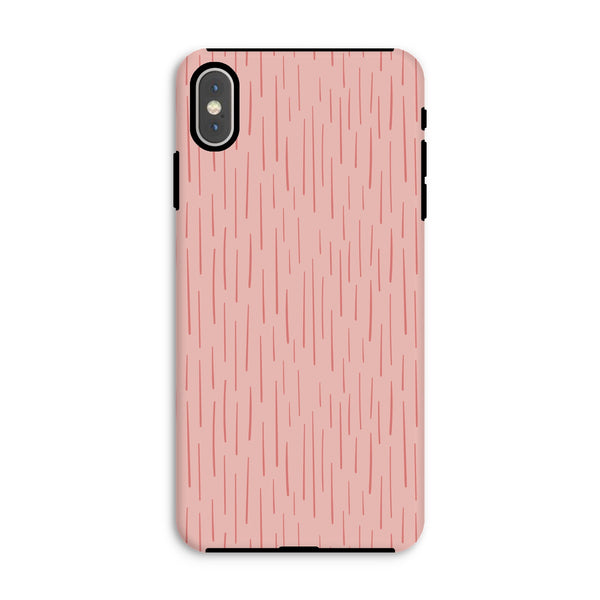Rose Pink Dash Tough Phone Case