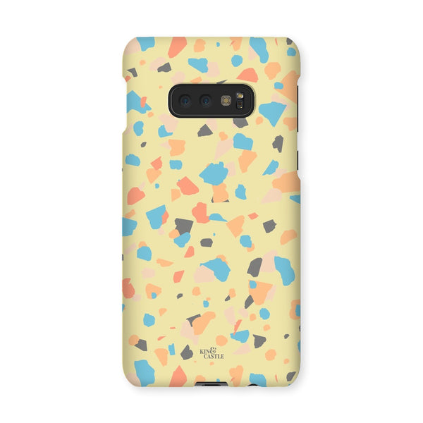 Yellow, Peach & Blue Terrazzo Snap Phone Case