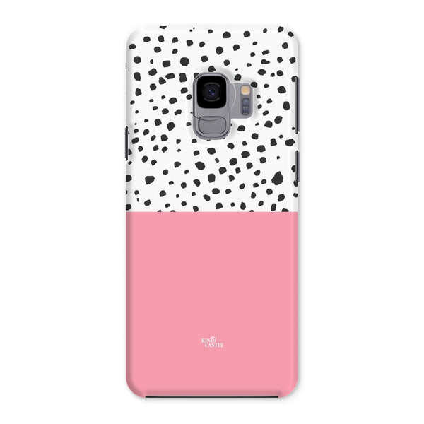 Pink & Graphite Animal Spots Snap Phone Case