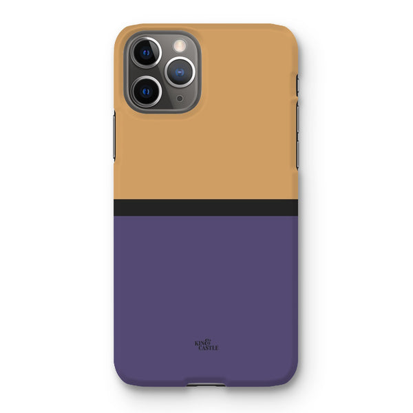 Sand & Purple Duo Snap Phone Case