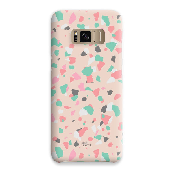 Coral, Pink & Mint Terrazzo Snap Phone Case