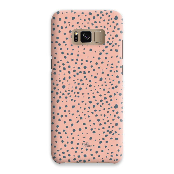 Pink & Grey Animal Spots Snap Phone Case