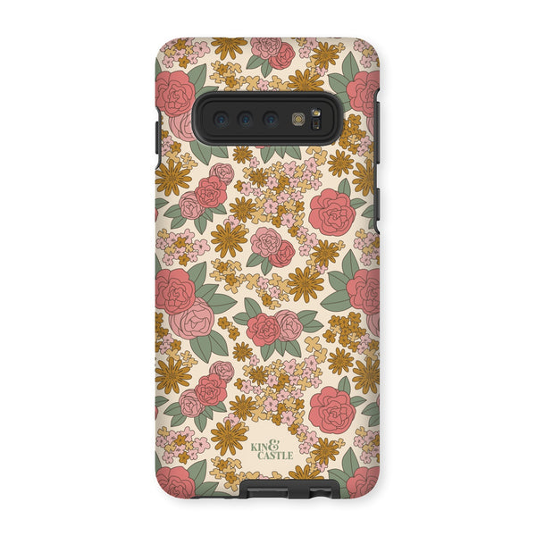 Pink & Rose Garden Tough Phone Case