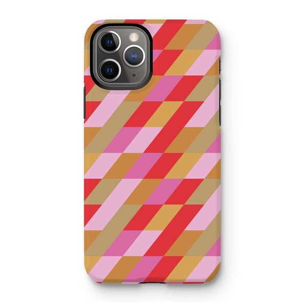 Pink & Red Diamond Tough Phone Case