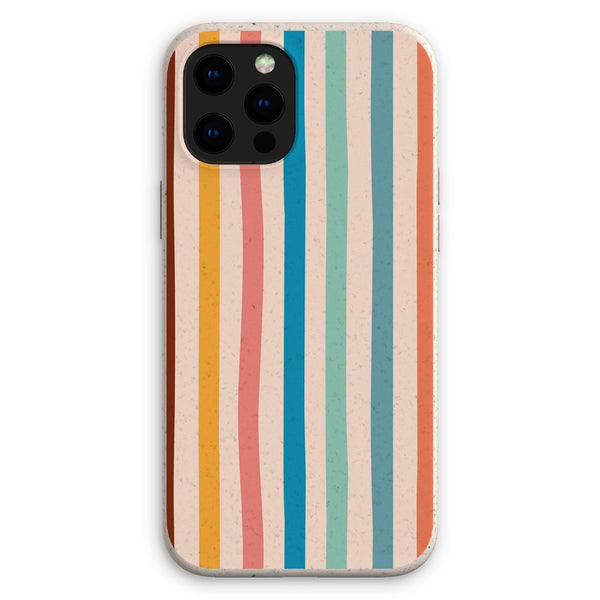 Earth Tones Stripe Eco Phone Case