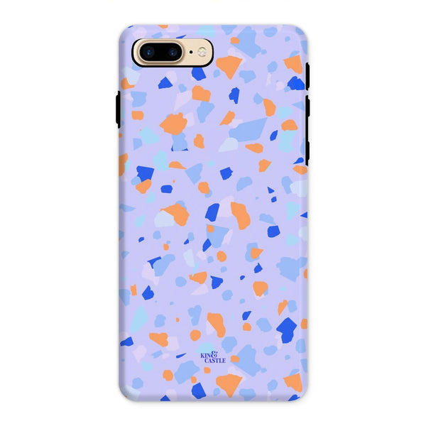 Blue & Orange Terrazzo Tough Phone Case