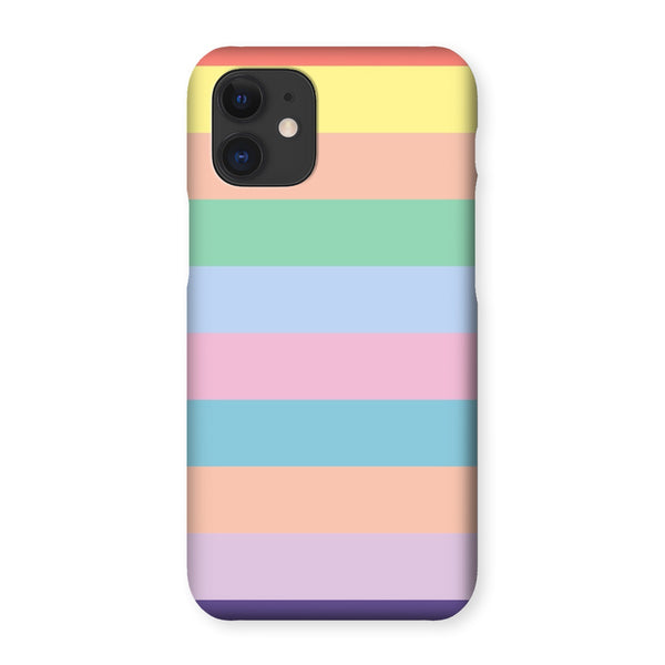 Pastel Stripe Snap Phone Case