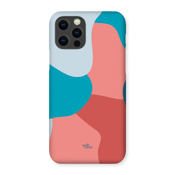 Blue, Red & Pink Abstract Snap Phone Case