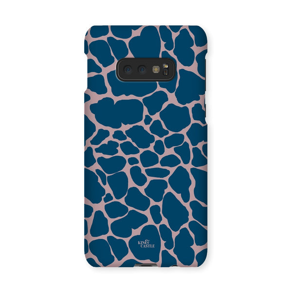 Pink & Blue Giraffe Print Snap Phone Case