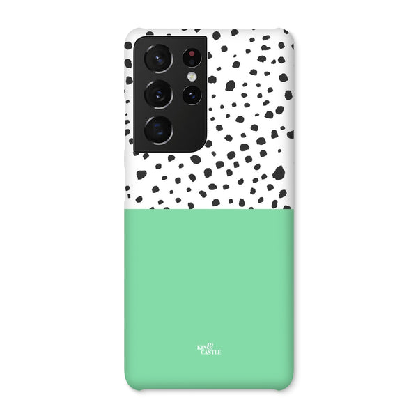 Mint & Graphite Animal Spots Snap Phone Case