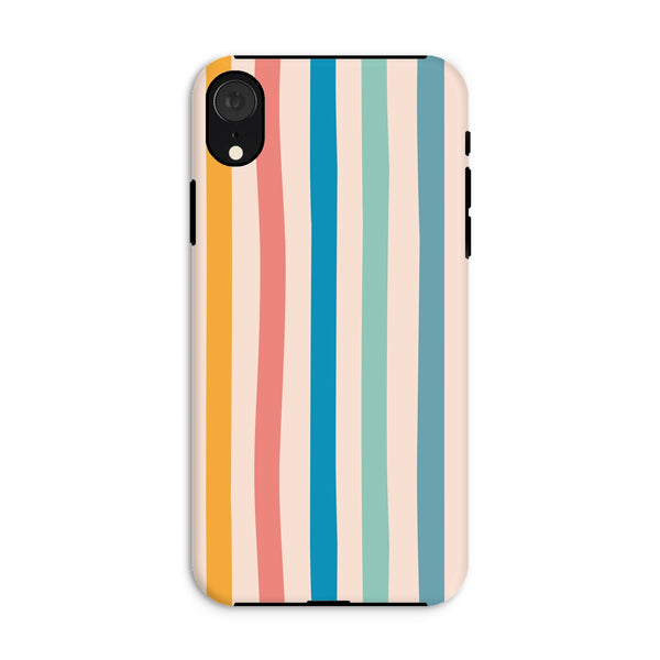Earth Tones Stripe Tough Phone Case