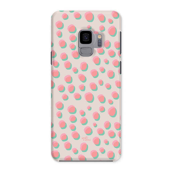 Coral & Mint Pastel Dots Snap Phone Case