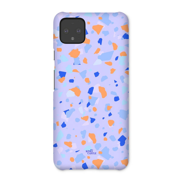 Blue & Orange Terrazzo Snap Phone Case