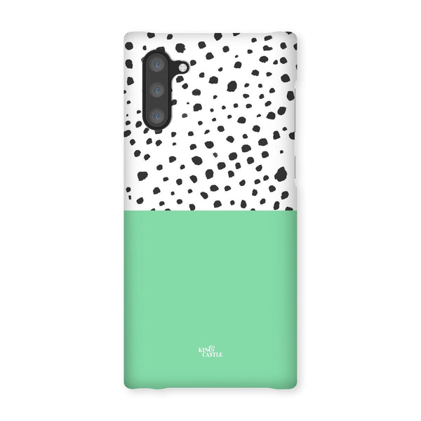 Mint & Graphite Animal Spots Snap Phone Case