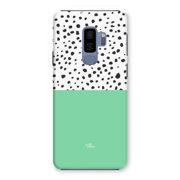 Mint & Graphite Animal Spots Snap Phone Case