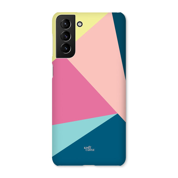 Pastel Triangles Snap Phone Case